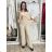 Elegante Hose mit Gürtel für Damen (S/M/L ONE SIZE) ITALIAN FASHION IM425057