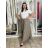 Kalhoty lněné letní dlouhé dámské (S/M/L ONE SIZE) ITALSKÁ MÓDA IMSM26001240