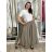 Kalhoty lněné letní dlouhé dámské (S/M/L ONE SIZE) ITALSKÁ MÓDA IMSM26001240
