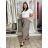 Kalhoty letní oversize dámské (S/M/L ONE SIZE) ITALSKÁ MÓDA IMSM265055/DUR S/M/L hnědá