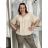 Ärmellose Jacke mit langen Ärmeln (uni sl) ITALIENISCHE Mode IMC17326