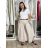Kalhoty letní s páskem dámské (S/M/L ONE SIZE) ITALSKÁ MÓDA IMSM265056