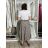 Nohavice puntíkaté s páskem dámske (S/M/L ONE SIZE) TALIANSKA MÓDA IMSM265057