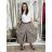 Nohavice puntíkaté s páskem dámske (S/M/L ONE SIZE) TALIANSKA MÓDA IMSM265057