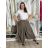 Nohavice letní lněné dámske (S/M/L ONE SIZE) TALIANSKA MÓDA IMSM265059