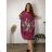 Ärmelloses Sommerkleid für Damen (UNI SL) ITALIAN FASHION IMK201505107 XL/2XL weiß