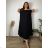 Sommerkleid oval Kurzarm Damen Übergröße (50/52/54 Einheitsgröße) ITALIAN FASHION IM425011