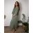 Letní komplet šaty letní a cardigan dámské nadrozměr (48/50/52 ONE SIZE) ITALSKÁ MÓDA IMSM26232535