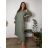 Letní komplet šaty letní a cardigan dámské nadrozměr (48/50/52ONE SIZE) TALIANSKA MÓDA  IMSM26232535/DUR  béžová