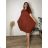 Lange Stretchhose für Damen (Einheitsgröße S/M) ITALIAN FASHION IMM23M17056 50/52/54 rot Ziegel