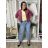 Bunda lehká oversize dlhý rukáv dámska WIVI (S/M/L /XL ONE SIZE) TALIANSKA MÓDA IMWBG260001