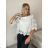 Tunika letní 3/4 rukáv dámská (S/M/L ONE SIZE) ITALSKá MODA IMSM26000335/DUR S/M/L bílá