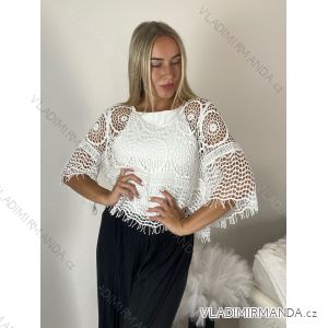 Kurzarmhemd Kleid Kleid (uni L-2XL) ITALIENISCH MODA IMS20002