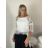 Tunika letní 3/4 rukáv dámská (S/M/L ONE SIZE) ITALSKá MODA IMSM26000336/DUR S/M/L bílá