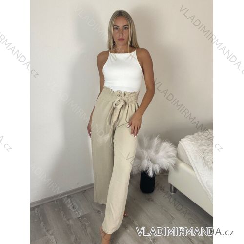 Kalhoty dlouhé letní dámské DITA (S/M - L/XL) MIEGO MIE267071M/DUR S/M béžová