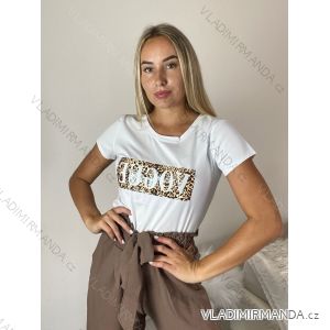 T-Shirt Kurzarm Frauen (UNI S-M) ITALIENISCHE MODE IMM20330