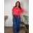 Tunika mit Anhänger Kurzarm Damen Übergröße (54/56/58 Einheitsgröße) ITALIAN FASHION IM425031