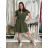 Long casual short sleeve women's dress, oversized (42/44/46 ONE SIZE) ITALIAN FASHION IMD2525370
