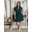 Long casual short sleeve women's dress, oversized (42/44/46 ONE SIZE) ITALIAN FASHION IMD2525370 -   růžová světlá -   S / M / L