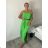 Šaty dlhé letné na ramienka dámske Rebeca (S/M ONE SIZE) TALIANSKA MÓDA IMD23472/DUR růžová S/M