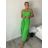 Šaty dlhé letné na ramienka dámske Rebeca (S/M ONE SIZE) TALIANSKA MÓDA IMD23472/DUR růžová S/M