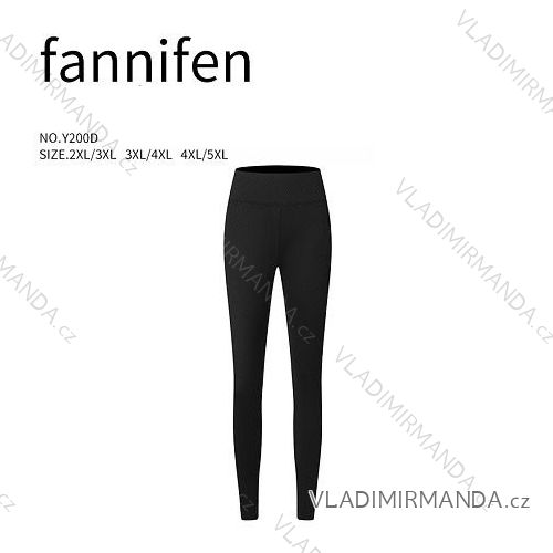 Legíny dlouhé dámské nadrozměr (2XL/3XL - 3XL/4XL - 4XL/5XL)  FANNIFEN FNF26Y200D