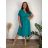 Shirt 3/4 sleeve ladies strip (4XL/5XL ONE SIZE) ITALSKÁ MÓDA IM422026