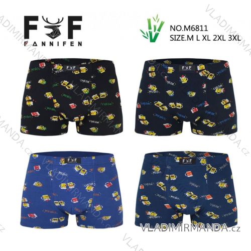 Boxerky bambusové pánske nadrozmer (M - 3XL) FANNIFEN FNF26M6811
