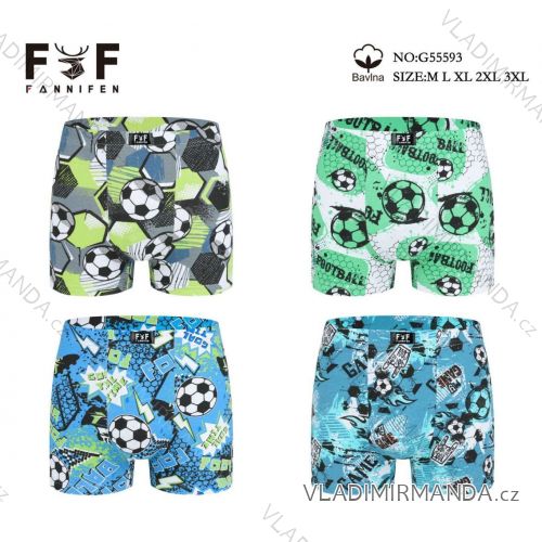 Boxerky bavlnené pánske nadrozmer (M - 3XL) FANNIFEN FNF26G55593