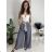 Kalhoty elegantní oversize s páskem dámské (S/M/L ONE SIZE) ITALSKÁ MÓDA IM426001515
