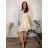Sommerkleid oval Kurzarm Damen Übergröße (50/52/54 Einheitsgröße) ITALIAN FASHION IM425011