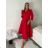 Šaty dlhé košilové 3/4 dlouhý rukáv dámske KONSTANCE  (S/M/L ONE SIZE) TALIANSKA MÓDA IMPDY264885/DUR