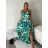 Šaty dlouhé letní na ramínka dámske (S/M/L ONE SIZE) TALIANSKA MÓDA IMPMNC266117/DUR S/M/L biela
