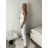 Kalhoty letní dlouhé dámské AURORA (S/M/L ONE SIZE) ITALSKÁ MÓDA IMPNF261093