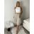 Sukně letní s páskem dámské (S/M/L ONE SIZE) ITALSKÁ MÓDA IMPMNC263172-1