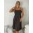 Šaty letní na ramínka dámské (S/M/L ONE SIZE) ITALSKÁ MÓDA IMPMNC265659