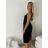 Šaty letní na ramínka dámske (S/M/L ONE SIZE) TALIANSKA MÓDA IMPMNC268035/DUR