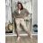 Women's Oversized Knitted Long Sleeve Sweater (S/M ONE SIZE) ITALIAN FASHION IMSM2600015/DUR