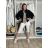 Women's Oversized Knitted Long Sleeve Sweater (S/M ONE SIZE) ITALIAN FASHION IMSM2600015/DUR