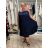 Sommerkleid oval Kurzarm Damen Übergröße (50/52/54 Einheitsgröße) ITALIAN FASHION IM425011 50/52/54 schwarz