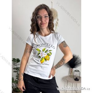 Tričko krátký rukáv dámské (S/M ONE SIZE) ITALSKÁ MÓDA IMM23BR2415-12/DUR