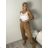 Nohavice dlhé letné dámske AVA (M/L ONE SIZE) TALIANSKA MÓDA IMD24054