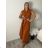 Langes ärmelloses Sommerkleid für Damen (Einheitsgröße S/M) ITALIAN FASHION IMPDY22LS16208