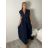 Langes ärmelloses Sommerkleid für Damen (Einheitsgröße S/M) ITALIAN FASHION IMPDY22LS16208