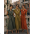Šaty dlhé elegantné letní šaty dámske (S/M/L ONE SIZE) TALIANSKA MÓDA IMPLU2610446/DUR S/M/L zelená khaki