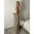 Sommerkleid oval Kurzarm Damen Übergröße (50/52/54 Einheitsgröße) ITALIAN FASHION IM425011