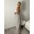 Sommerkleid oval Kurzarm Damen Übergröße (50/52/54 Einheitsgröße) ITALIAN FASHION IM425011