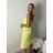 Women's Elegant Summer Lace Sleeveless Dress (S/M ONE SIZE) ITALIAN FASHION IM923050 S / M / L green