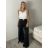 Nohavice elegantní letní dámske (S/M/L ONE SIZE) TALIANSKA MÓDA IMWHI260001/DUR S/M/L čierna