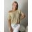 Sveter slabý krátký rukáv dámsky (S/M/L ONE SIZE) TALIANSKA MÓDA IMWGM251397